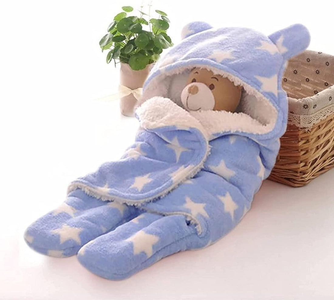 Wearable Blanket and Star Wrapper Durable Cotton for Baby Boys & Girls(Assorted Color)